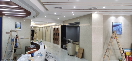 常平雄狮大酒店250㎡装修工地图_现场施工图文直播